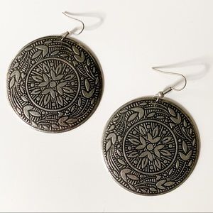 Pretty medallion earrings